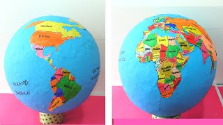 Como hacer un Globo terráqueo / Manualidades creativas Como hacer un Globo terráqueo / Manualidades creativas