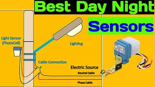 Automatic Lighting with Photocell Sensor Connection || Photocell Sensor Connection & LED Flood Light