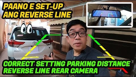 👍Rear Camera Reverse Line Correct Setting💯