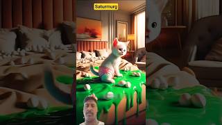 Dad Cat saved his Family from Thieves🙀 #cat​​#shorts​#trendingshorts​#viralshorts​ #catwatch #catblo