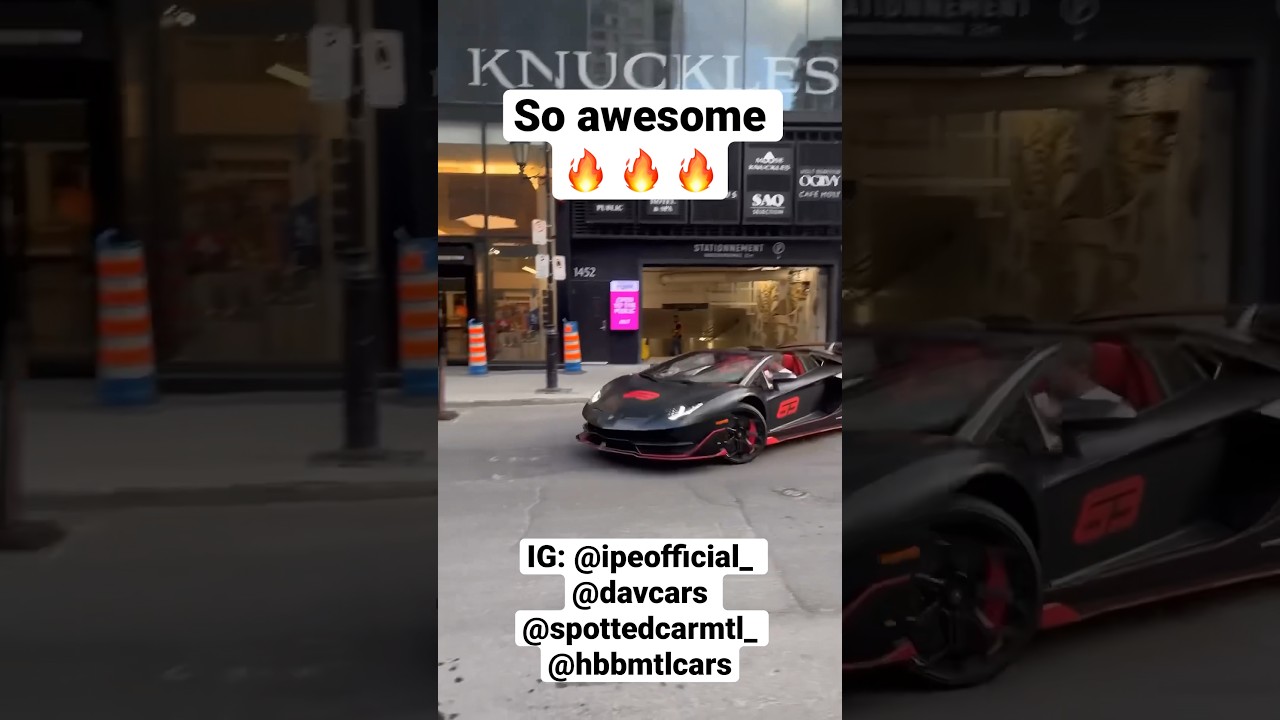 Insane Lamborghini SVJ63 with IPE Exhaust Acceleration 