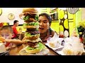 Huge burger in thailand only 425 us ao nang krabi thailand restaurants burger bung