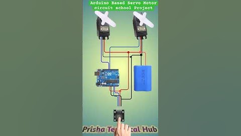 Arduino PS2 Joystick Servo Control #shorts  #circuit #arduino   #scienceproject
