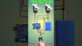 Arduino PS2 Joystick Servo Control #shorts  #circuit #arduino   #scienceproject