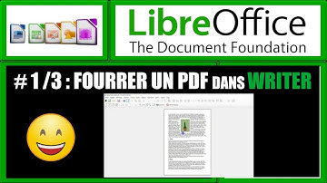 méthode 1 sur 3 insérer un PDF dans un document LibreOffice Writer