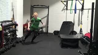 Crossover Step to Box Jump