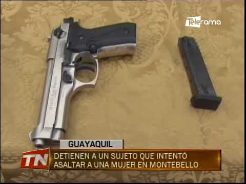 Detienen a un sujeto que intentó asaltar a una mujer en Montebello