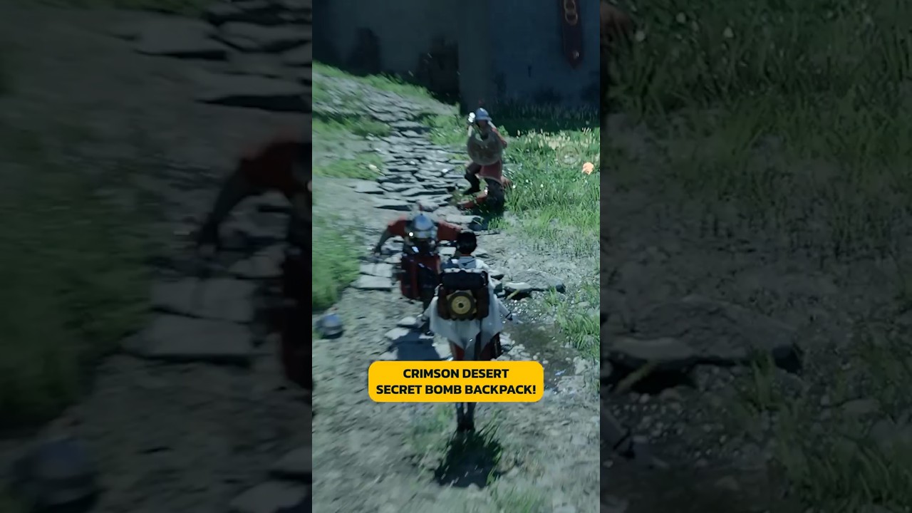 Secret Bomb Backpack In Crimson Desert Is Nuts