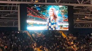 Welsh National Anthem sung at the Principality Stadium