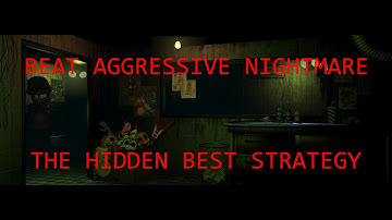 How to beat Aggressive Nightmare Mode - FNaF 3 Walkthrough | FNaF Academy