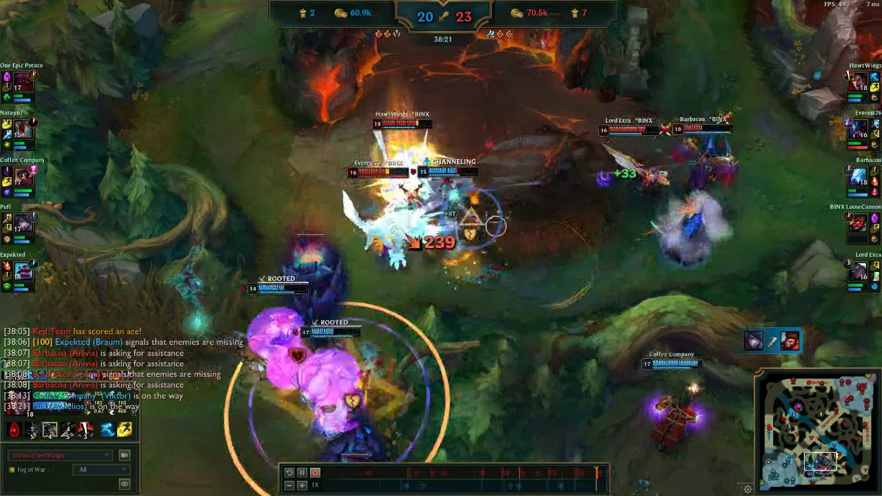 BINX ACADEMY ESPORTS MSI TOURNAMENT DARIUS PENTA