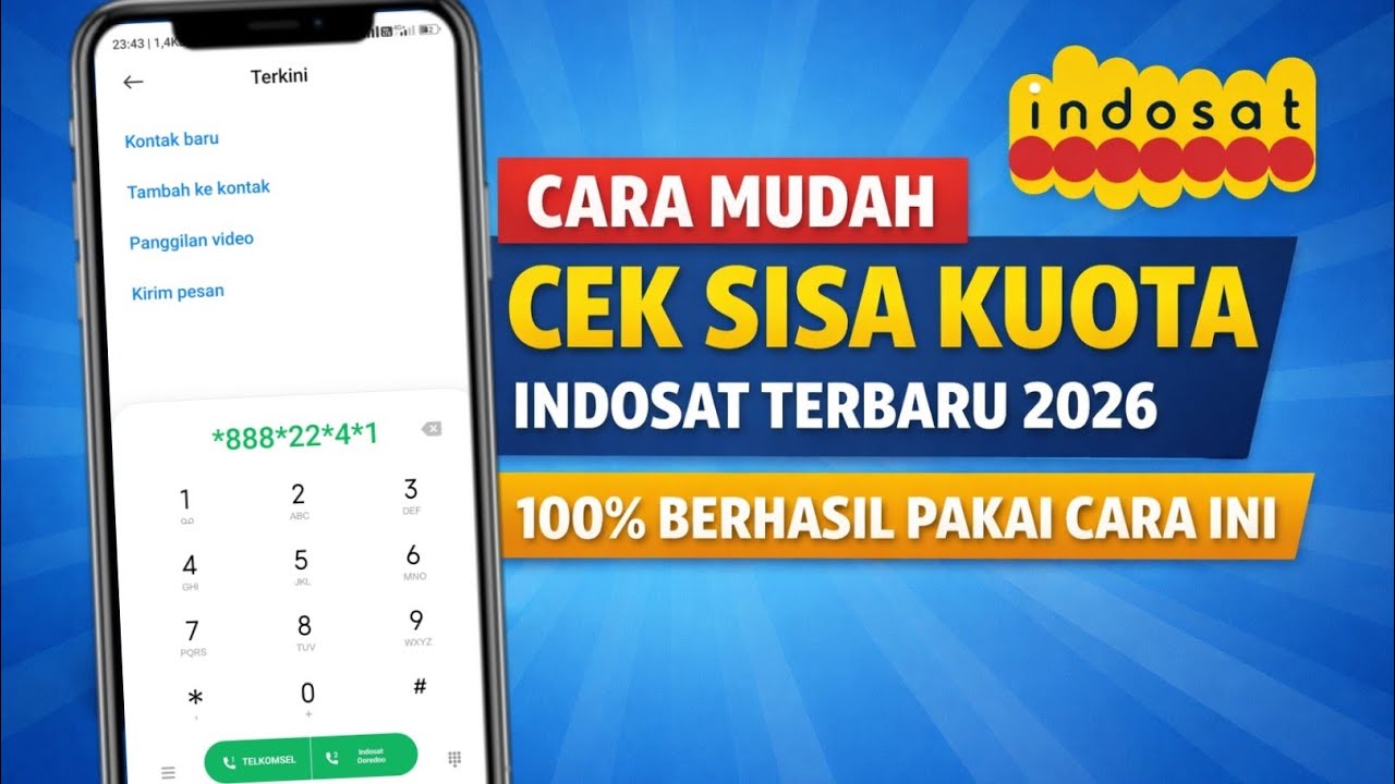 Cara Cek Kuota Indosat Ooredoo 2026