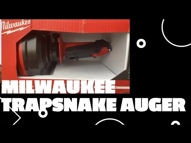 Milwaukee TRAP SNAKE 25 ft. Drum Auger with M12 Trap Snake 12-Volt