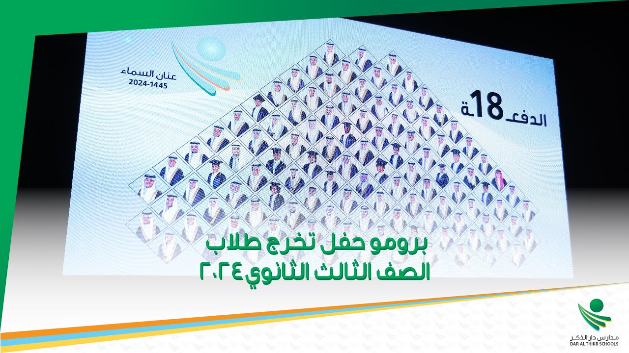 برومو حفل تخرج طلاب الصف الثالث الثانوي || عنان السماء || 2024