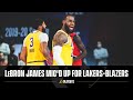 LeBron James Mic'd Up for Lakers-Blazers