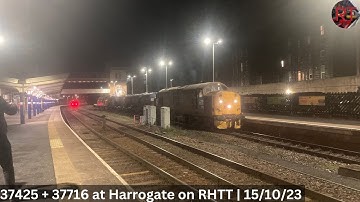 DRS 37425 + 37716 at Harrogate on RHTT Duties | 15/10/23