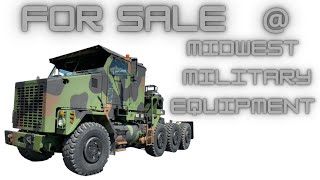 FOR SALE/WALK AROUND: 1994 Oshkosh M1070 8x8 HET Military Heavy Haul Tractor Truck Overhauled 2006