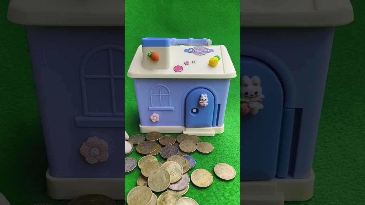 "Unlock Financial Freedom: Transform Your Savings with This EPIC House-Shaped Coin Bank!"(AC-1408)