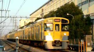 西武新2000系2077F 試運転