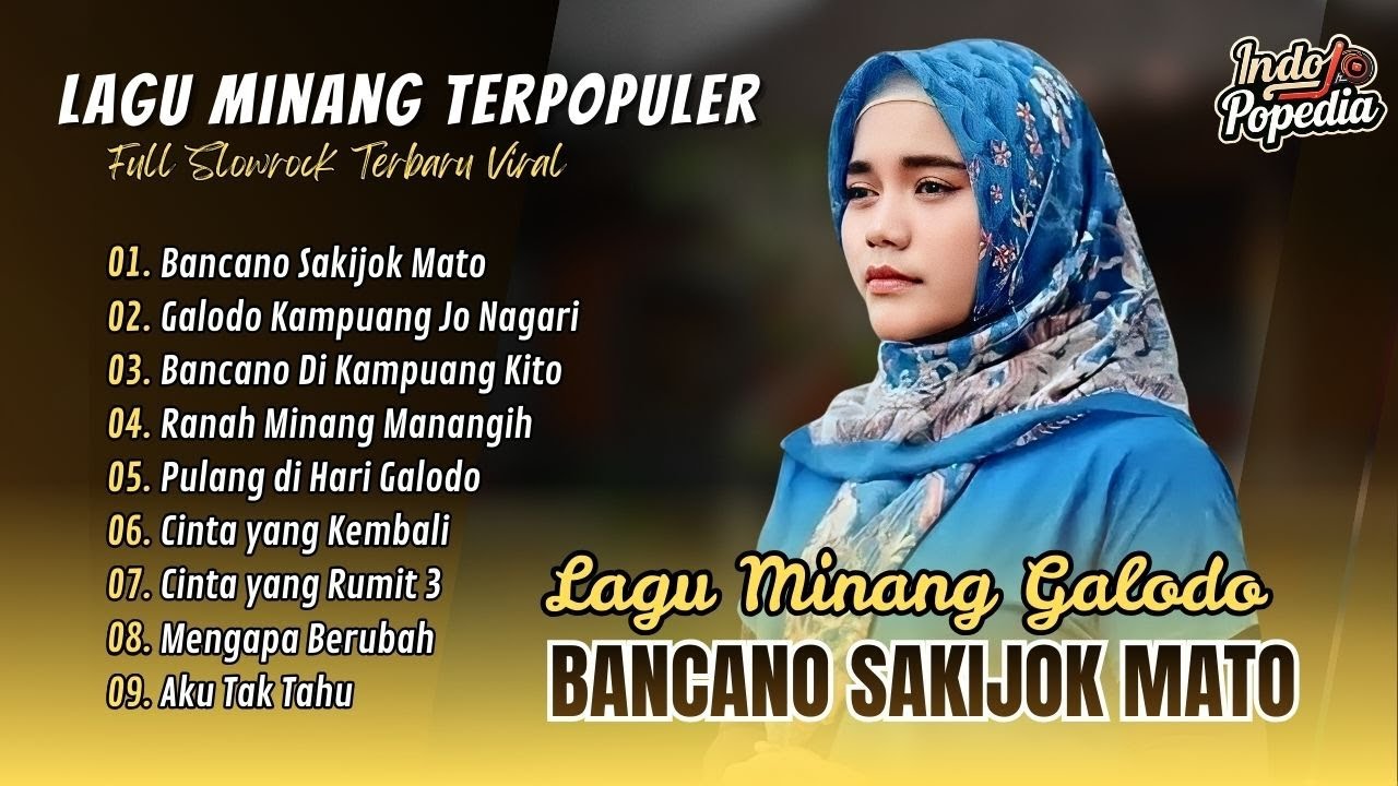 BANCANO SAKIJOK MATO - Sri Fayola  | GALODO KAMPUANG JO NAGARI -Indro Tanjung | LAGU MINANG GALODO