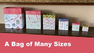 DIY Gift Bags from Designer Series Paper - 7 Sizes to Choose From!