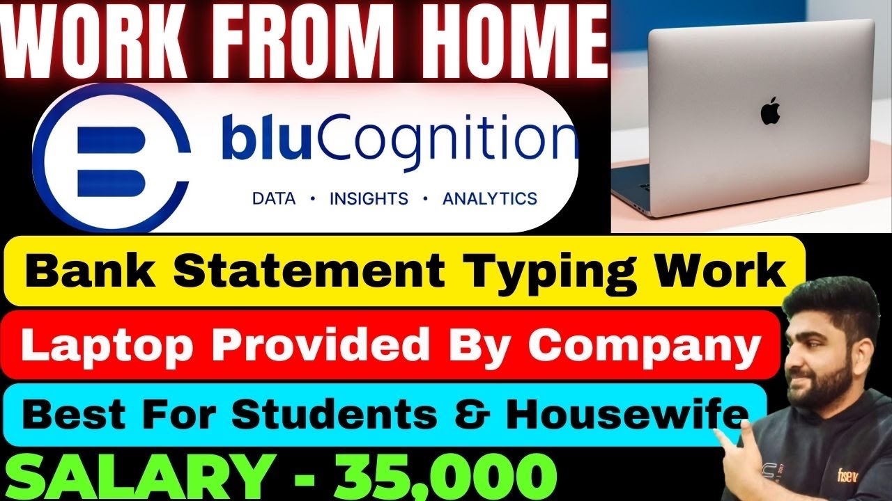 BluCognition | Bank Typing Job | Work From Home Jobs 2026 | Online Jobs at Home | New Job Vacancy 