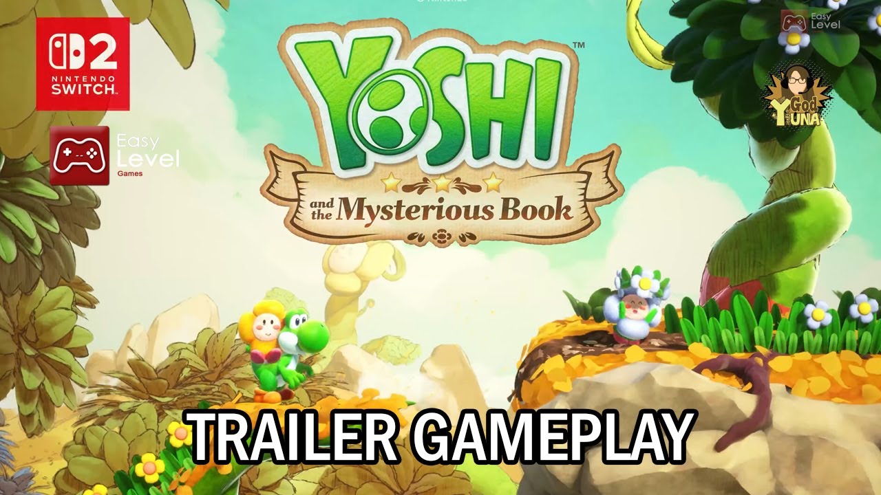 Yoshi and the Mysterious Book - Trailer Gameplay II Sub. Español
