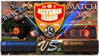 Allyance League - Shoninyastube vs. SebiKru - 3/3 [Rocket League]