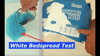 Realistic Test! COCOYO Dog Training Pads - Puppy pee pads by My Honest Review 94 views 7 months ago 3 minutes, 37 seconds