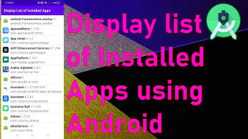 Display list of Installed Apps using Android | Android studio | Bangla part 01 (Introduction)