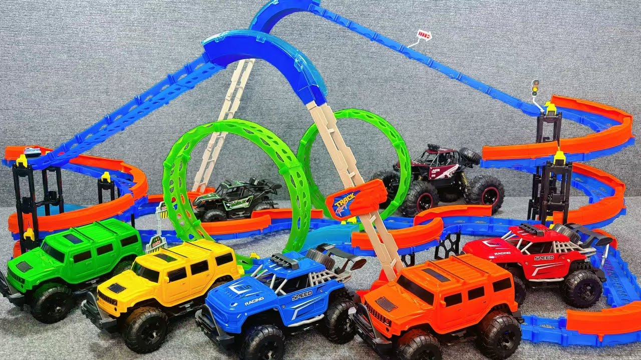 14 minutes of satisfying Cool Track Roller Coaster toy ASMR | Toy