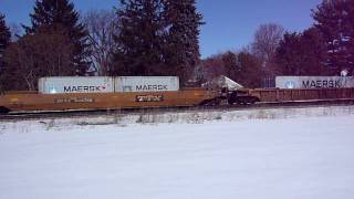 Part manifest train-part intermodal train. Sharp when paused!