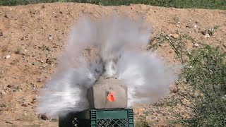 5.56 vs .308 vs steel vs clay at 200 yards