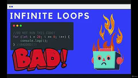 The world of Loops: Infinite Loops--The Modern JavaScript Bootcamp