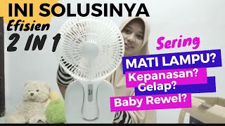 FAN BLADE BOHLAM LED | KAVOLUX 45W | bohlam LED bentuk kipas angin