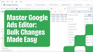Google Ads Editor - Advanced Tools and Settings screenshot 5