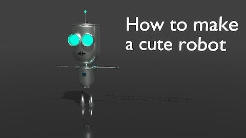 how to create a robot in the blender Time-lapse🤖🤖