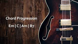 Video thumbnail of "E Minor Sad Ballad Guitar Backing Track For Improvisation With Scales"