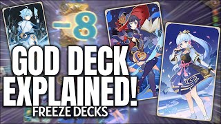 why freeze decks are BROKEN - Genius Invocation TCG | Genshin Impact