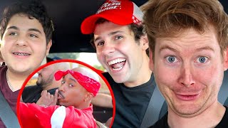 Wesley Reacts to David Dobrik SURPRISING LITTLE BROTHER WITH TUPAC!