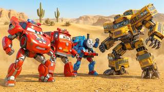 Kitten And His Friend Found Lightning Mcqueen And Thomas And Firetruck Cat By Ai