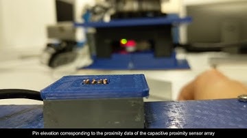 Teleoperation with Tactile Feedback based on a Capacitive Proximity Sensor Array