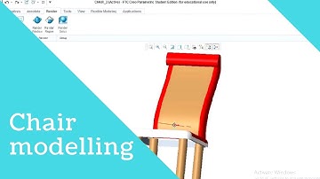 Creo Parametric Tutorial :- Chair Modelling