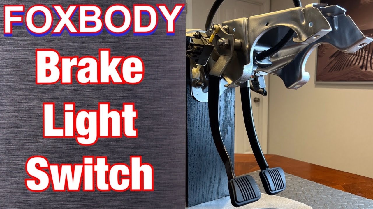 How To Foxbody Brake Light Switch YouTube