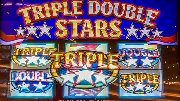 Triple Double Stars Classic 3 Reel 5 LIne Slot Machine