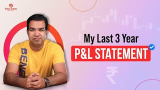 My Last 3 Financial Year P&L Statement