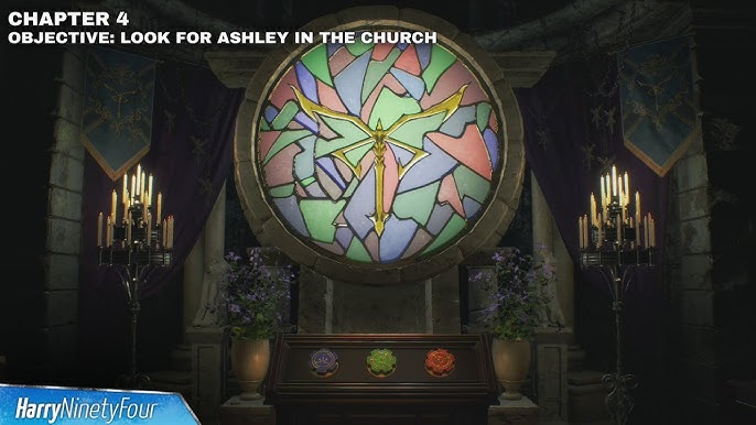 Chapter 4: Look for Ashley in the Church - RGB Dial Puzzle