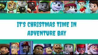 Paw patrol ll it's Christmas Time in Adventure Bay Colour coded song