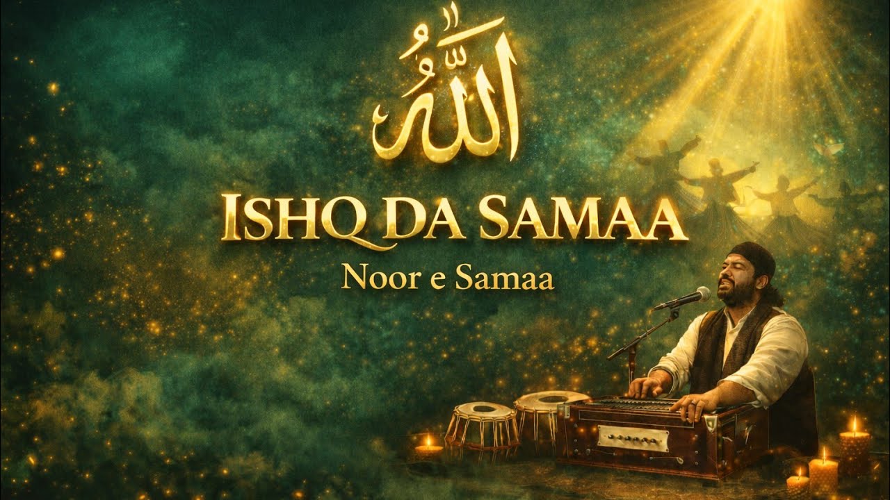 Ishq Da Samaa | Allah Hoo | Cinematic 3D Sufi Qawwali | Noor e Samaa