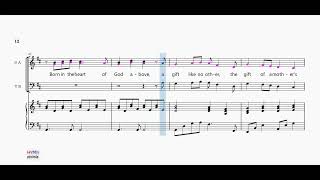 A Mother's Love - Alto part SAT Closed